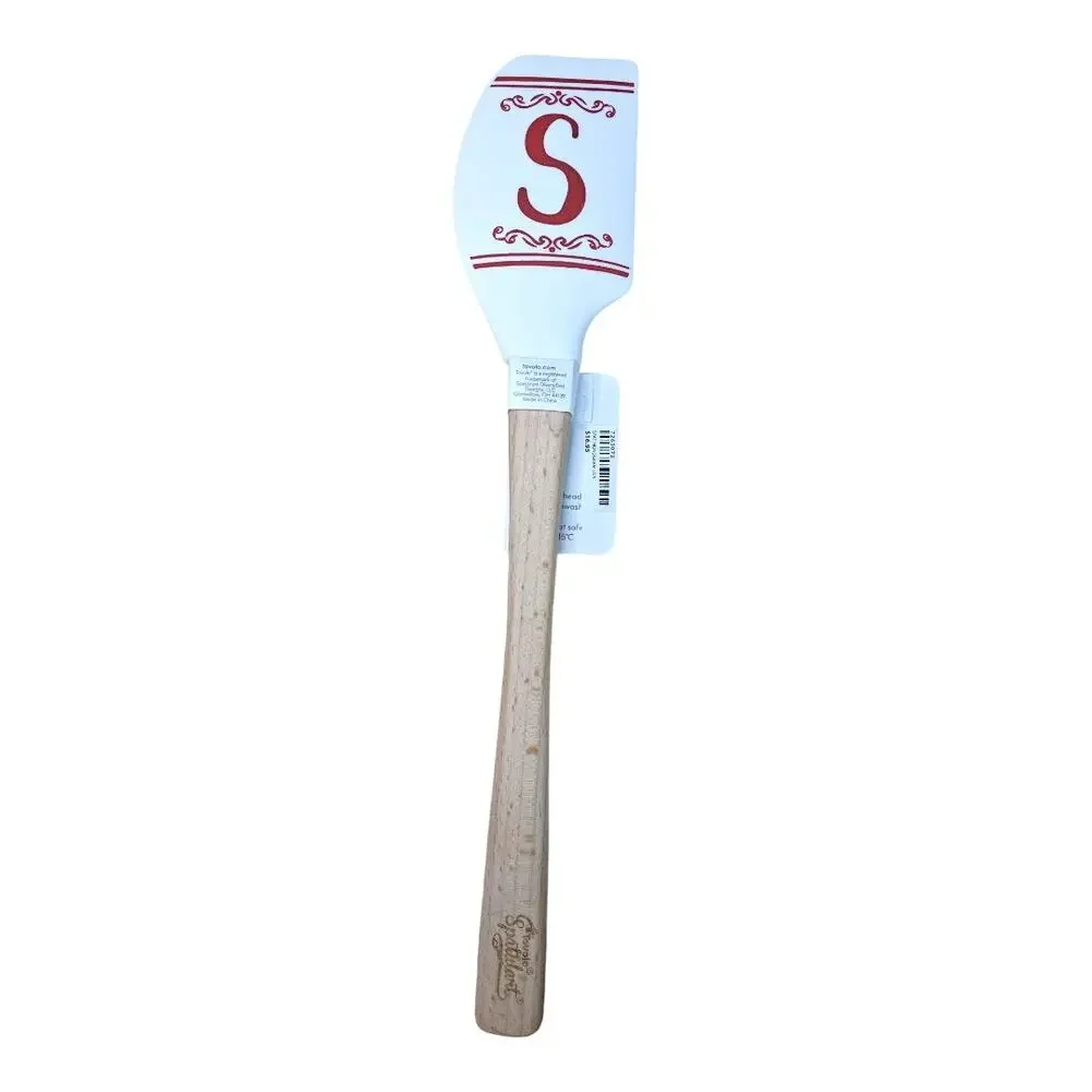 NEW Sur La Table Monogram Silicone Head Spatula Letter 